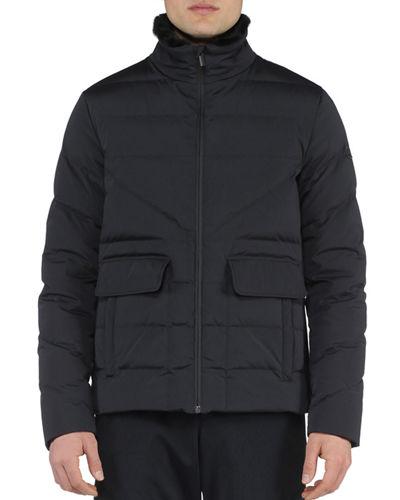 Basic Nylon Puffer Jacket