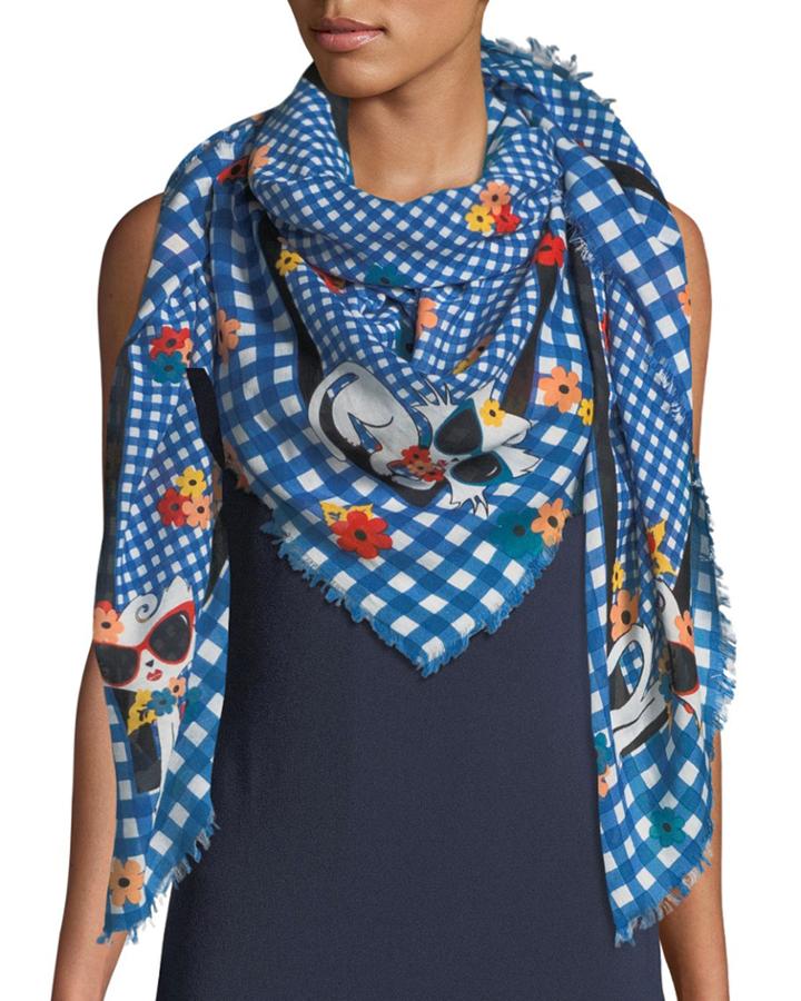 Choupette Ginigham Picnic Fringe