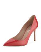 Patent Leather High Pump, Red