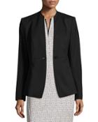Max One-button Jacket, Black