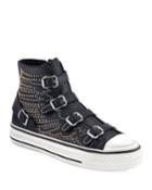 Verso Studded Leather Buckle High-top