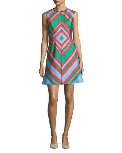 Diamond Tailored A-line Dress,