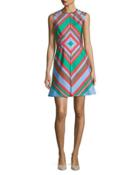 Diamond Tailored A-line Dress,