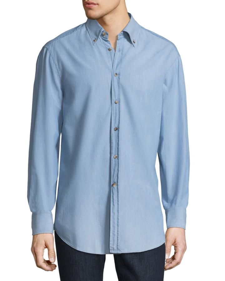 Men's Basic-fit Chambray