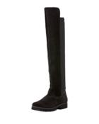 Ronda Tall Suede Stretch Combo Boot