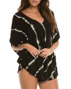 Butterfly-sleeve Romper Coverup
