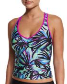 Power Thru Printed Tankini