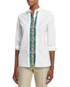 Long-sleeve Ribbon-front