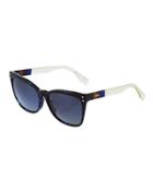 Square Colorblock Acetate