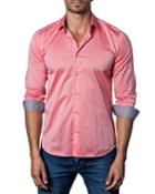 Men's Semi-fitted Microprint-trim