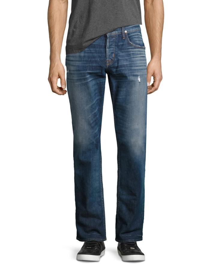 Men's Byron Classic Straight-leg Jeans, Blue
