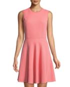 Textured Fit-&-flare Dress