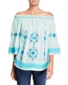 Riverview Heaven Embroidered Top