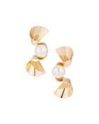 Pearly Sculpted Earrings