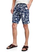 Men's Austin Linen Floral-print