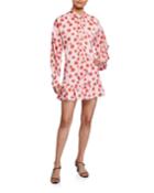 Tie-neck Floral