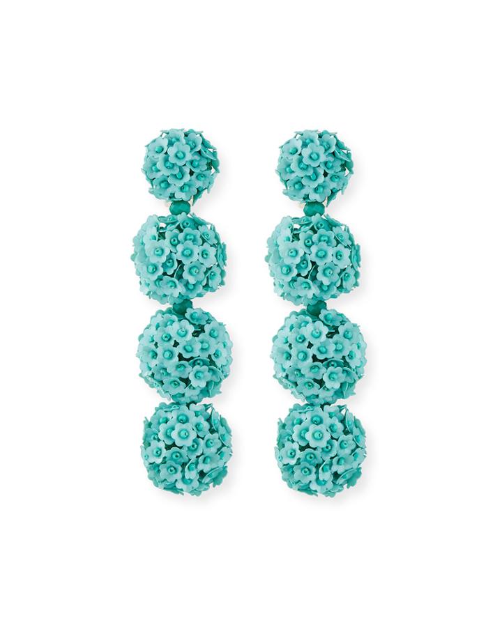 Fleur Bouquet Clip-on Earrings