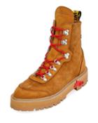 Men's Suede Logo-web Hiking Boots