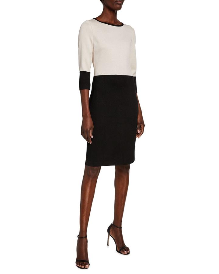 Colorblock Wool-blend