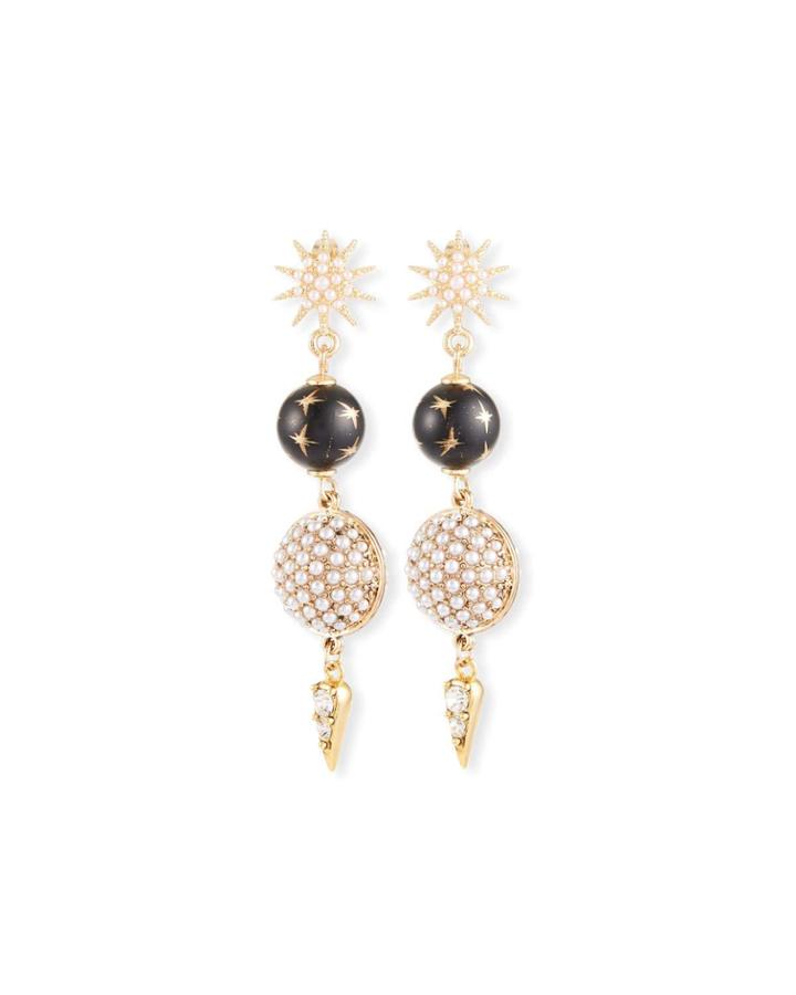 Tribute Post Drop Earrings