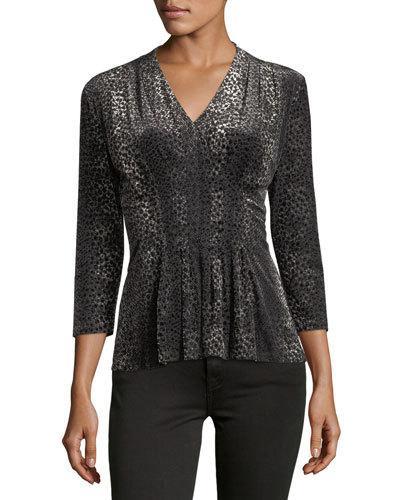 Burnout Velvet Top