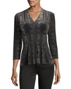 Burnout Velvet Top