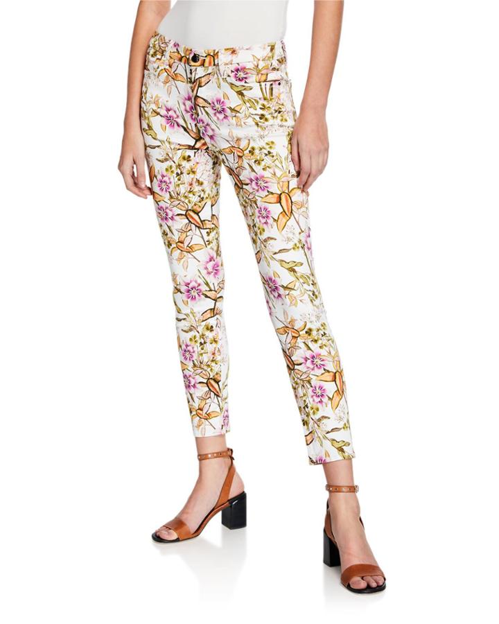 Ankle Skinny Cotton-stretch Pants