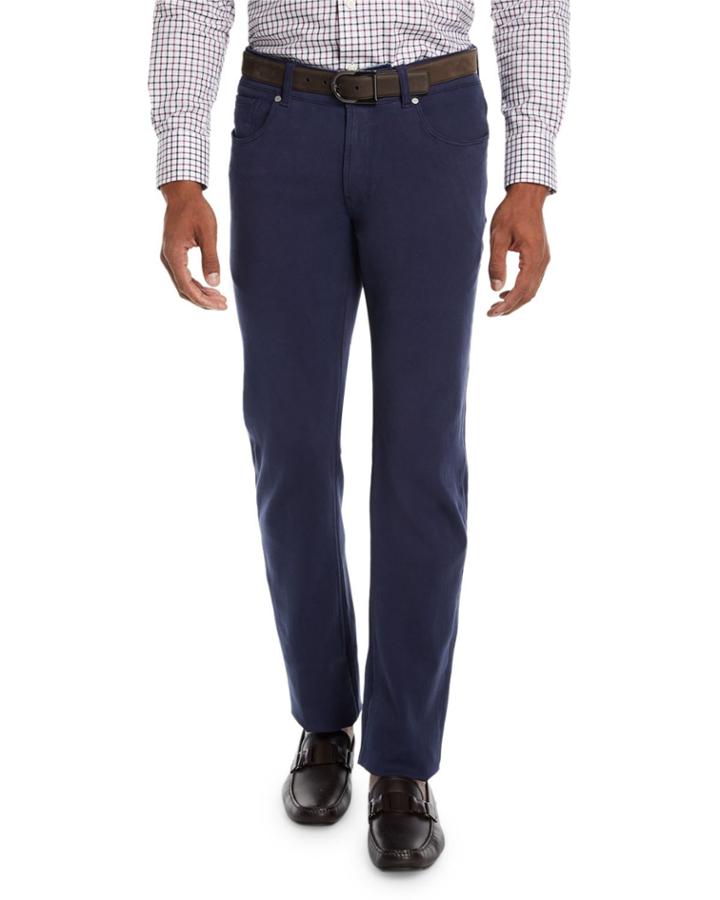 Men's Wayfare Knit Five-pocket Straight-leg Pants
