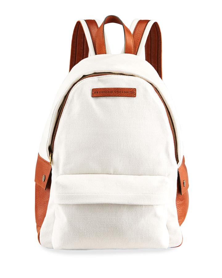 Men's Cotton/linen Travel Backpack