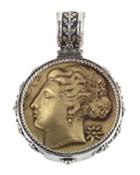 Double-sided Bronze Coin Pendant