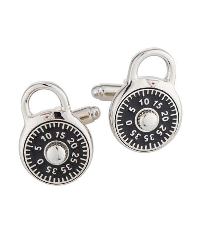 Enameled Combination Lock Cuff