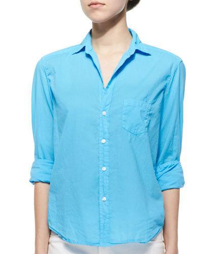 Eileen Long-sleeve Poplin Blouse,