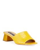 Macaria Croc-embossed