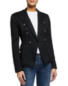Ciara Double-breasted Peak Collar Blazer