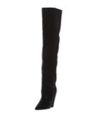 Velvet Cone-heel