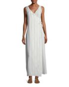 Grace Sleeveless Striped Cotton Wrap