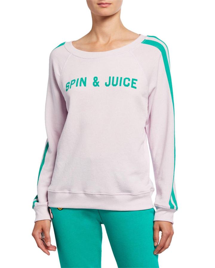 Spin & Juice Striped Pullover