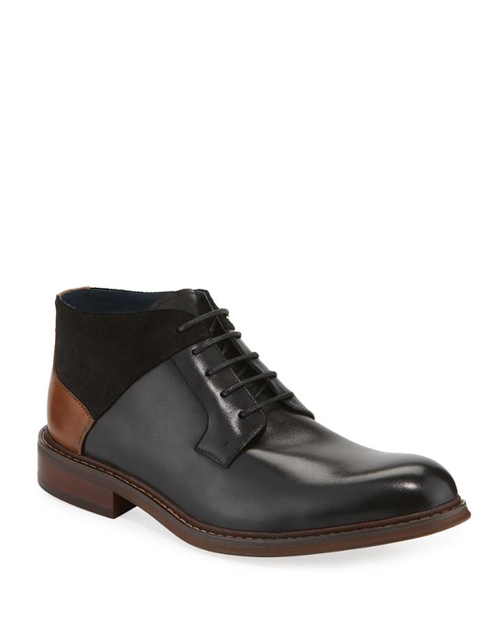 Men's Ike Mixed Leather Chukka Boots