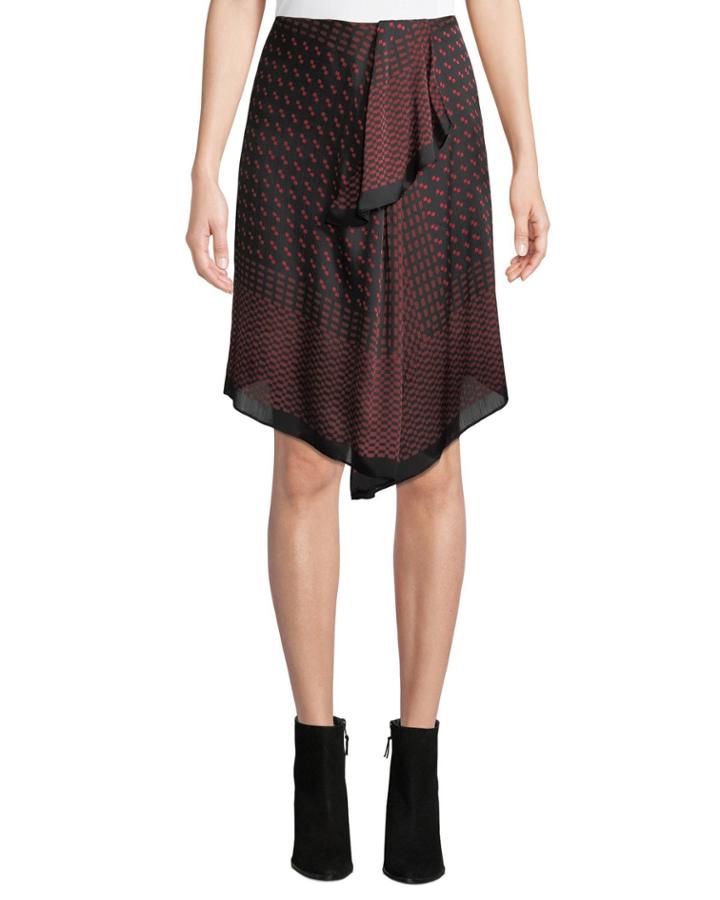 Selleenyah Scarf-print Asymmetrical