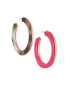 Double-sided Hoop Earrings