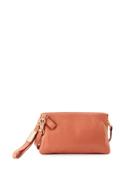 Cache Leather Crossbody Pouch Bag