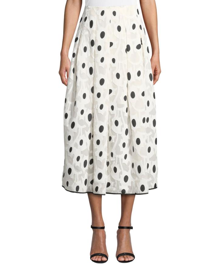 Velvet Dotted Tea-length