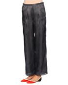 Slim-leg Ankle Pants, Navy/light Gray