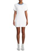 Jolie Crewneck Mini-length Tee Dress