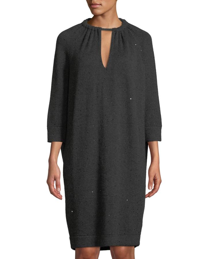 Sparkling Sequin Cashmere/silk