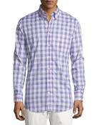 Long-sleeve Plaid Cotton