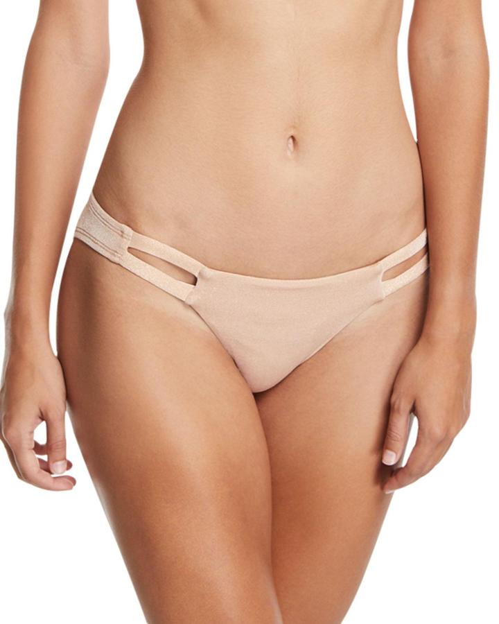 Neutra Hipster Swim Bikini Bottom, Rose Gold