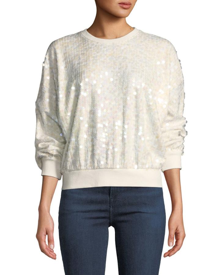Coby Sequined Crewneck