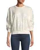 Coby Sequined Crewneck