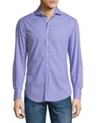 Check-print Slim-fit Sport